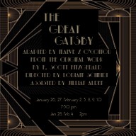 The Great Gatsby Jan 26 Feb 10 2024 Albany Civic Theater   ACT Social Media Version Great Gatsby 